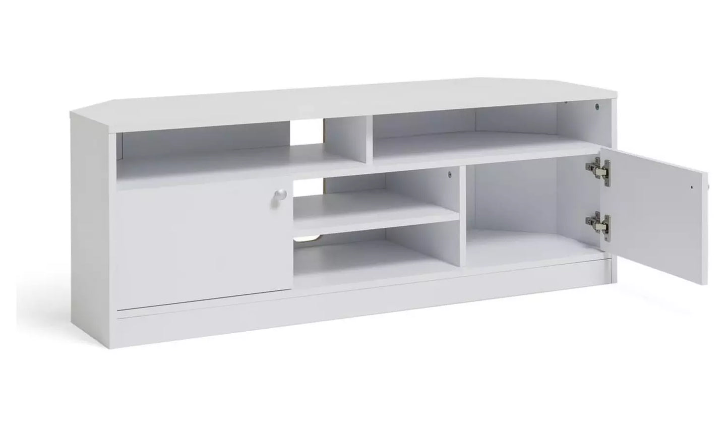 Corners 2 Door TV Unit - White